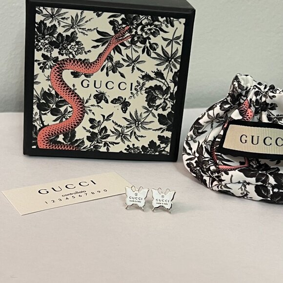 Make an Offer! Authentic Gucci Butterfly Earrings - Picture 1 of 4